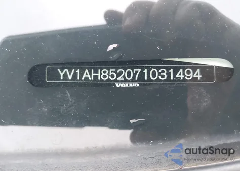 2007 Volvo S80 V8 из США, поврежденный, VIN YV1AH852071031494